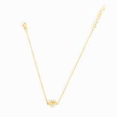 Ivanna Diamond Heart Outline Bracelet