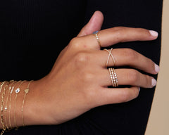 Judy Marquise Pattern Diamond Eternity Ring