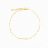 Lauren Diamond Prong Bar Bracelet