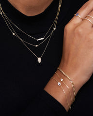 Makayla Pave Hamsa Necklace