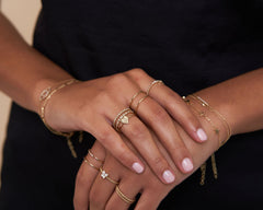 Mayla Heart Diamond Starburst Ring