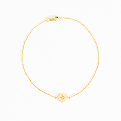 Mayla Heart Diamond Starburst Bracelet