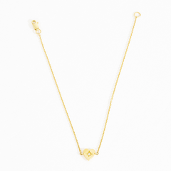 Mayla Heart Diamond Starburst Bracelet