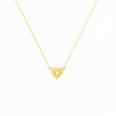 Mayla Heart Diamond Starburst Necklace