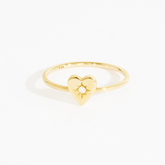 Mayla Heart Diamond Starburst Ring