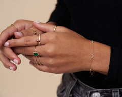 Nora Moon Bezel Bracelet