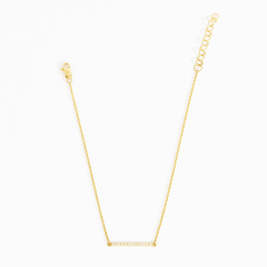 Paris Diamond Pave Bar Bracelet