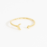 Petra Moon Star Ring