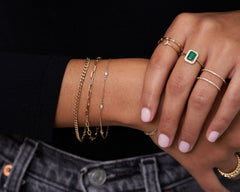 Susanne 2mm Bezel Station Bracelet