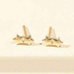 Tatiana Mini Twin Star Stud Earrings