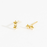Tatiana Mini Twin Star Stud Earrings