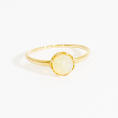 Teresa Milky Opal Ring