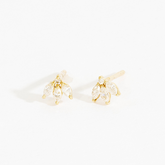 Tessa Diamond Marquise Cluster Stud Earrings