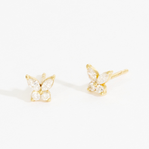 Valeria Diamond Butterfly Stud Earrings