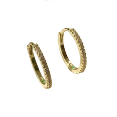 Noellery Pave 0.65” Huggies