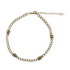 18K Gold Filled Elephant Anklet
