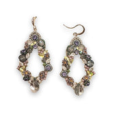 Noellery Antique Sparkle Teardrop Applique Earrings