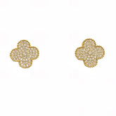 Flora Large Pave Studs