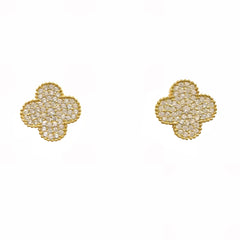 Flora Large Pave Studs