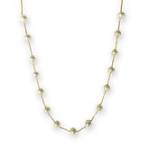 Pearl Station Link Necklace