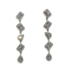 Noellery Linear Geo Statement Earrings