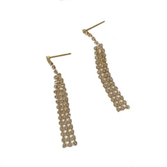 Crysta Tassel Drop Earrings