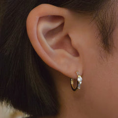 Haggy Princess Baguette Cut Huggies