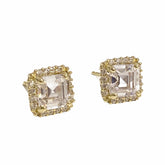 Adriene Asscher Cut Studs