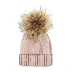 Pom Rope Patterned Hat