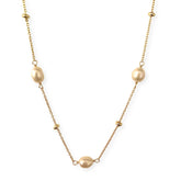 Pearlea Pearl Ball Station Necklace