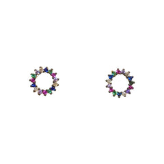 Sunny Circle Multi Studs