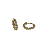 Haggy Thicker Dot Textured Hoops