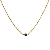 Kory CZ Black Twist Necklace