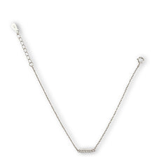 Pave Bar Chain Bracelet