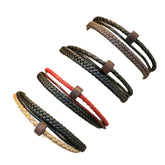 Karen Braided Leather Bracelet