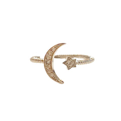 Starley Moon Star Ring