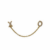 XO Double Chain Stud Earrings