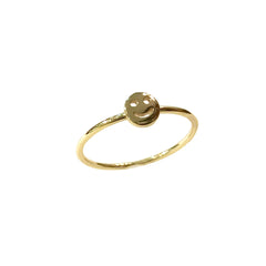 Tiny Smiley Face Ring