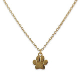 Sterling Silver Paw Necklace