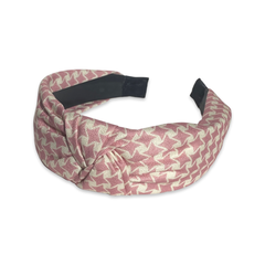 Houndstooth Knot Wide Headband
