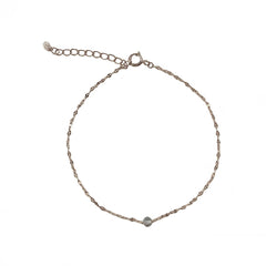Kory Clear CZ Twist Bracelet