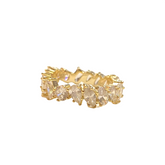 Noelia Teardrop Rectangle Baguette Eternity Band