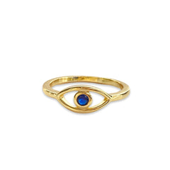 Evil Eye Sapphire Ring