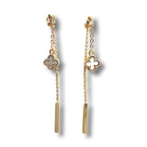 Krista Flora Bar Drop Earrings