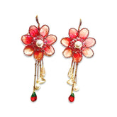 Krista Flower Statement Earrings