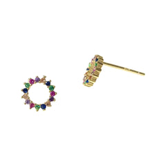 Sunny Circle Multi Studs