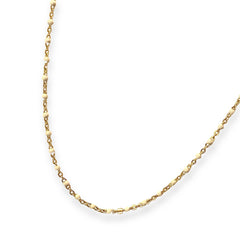 Color Beaded Enamel Chain Necklace