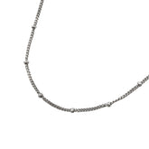 Sterling Silver Tiny Ball Anklet