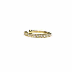 Kufleen Pave Half Sparkle Ear Cuff