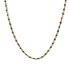 Color Beaded Enamel Chain Choker